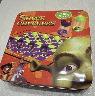 SHREK CHECKERS GAME -  NO BOARD ONLY CHECKERS Rare! (79) - Image 1 of 3