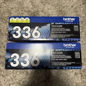 Brother Genuine High-Yield Black Toner Cartridge Twin Pack TN336 2PK - Picture 1 of 6