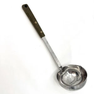 VTG EKCO STAINLESS FORGED KITCHEN LADLE COMPOSITE HANDLE USA KITCHEN UTENSIL - Picture 1 of 7