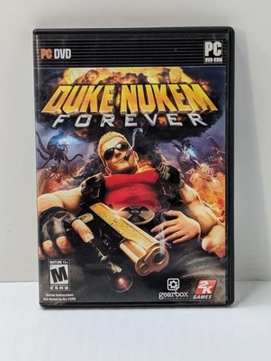 Duke Nukem Forever 2011 PC Windows DVD-ROM Video Game Complete W/ Manual in Case - Image 1 of 4