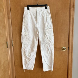 Grupo Babaton Cargo Pantalones Mezcla Algodón Talla 8 Off White Ripcord Bottom - Imagen 1 de 12