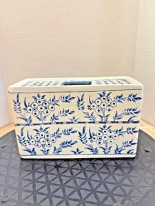 Vintage Delfter blauer Blumenfrosch aus Williamsburg Restauration Holland - Bild 1 von 4