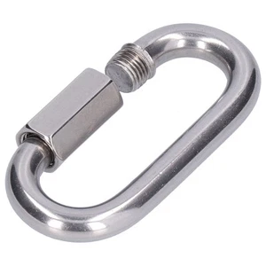 10Pcs Schnellverbinder Stark Einfach Installieren Kleine Größe KettenverbinderM4 - Photo 1/22