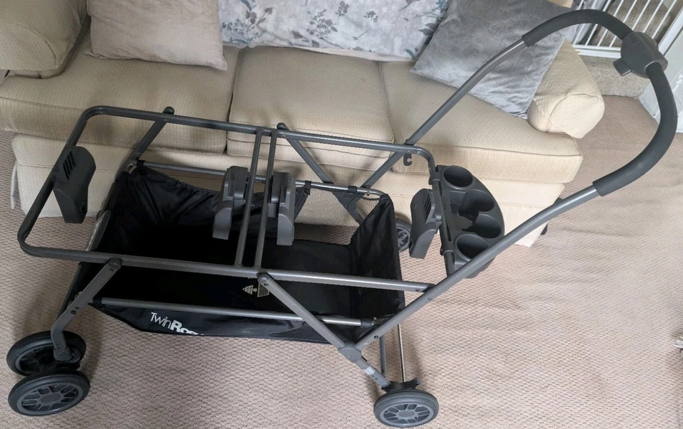 Marco de cochecito Joovy Twin Roo+ asiento de coche infantil Foto 1 de 4