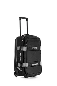 Sparco Travel Soft Cabin Trolley Black / Silver 48 Lt Capacity Bag 016438NRSI - Bild 1 von 5