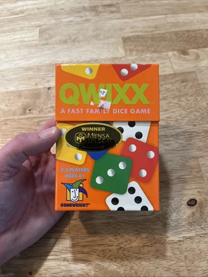 Qwixx (Board Game, 2015) Gamewright Steffen Benndorf family dice COMPLETE - Image 1 of 4