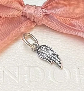 Pandora Charm Anhänger „Engelsflügel“ Symbol der Führung Oldie silber #791352CZ - Bild 1 von 2