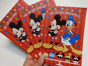 3 Cards American Greetings Micky Mouse Donald Duck Goofy Happy Birthday Disney - Picture 1 of 8