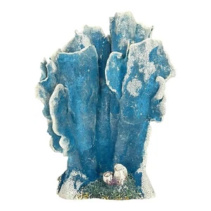 AQUUS Blue Ridge Coral, Home Decor / Aquarium Faux Coral/Resin Base 11½" Tall - Picture 1 of 14
