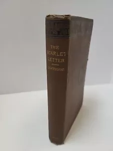 Nathaniel Hawthorne The Scarlet Letter Book 1887 Riverside Press Boston RARE - Imagen 1 de 12
