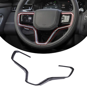 Gloss Black Steering Wheel Trim Cover For Range Rover Velar Evoque Sport 2021-23 - Bild 1 von 10
