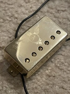 Goldbedeckte Carparelli Brücke Pickup KEINE Schrauben oder Federn Carparelli Gitarren PU - Bild 1 von 24