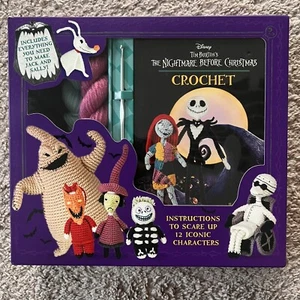 Disney Tim Burton's The Nightmare Before Christmas Crochet (Crochet Kit) SEALED! - Picture 1 of 2