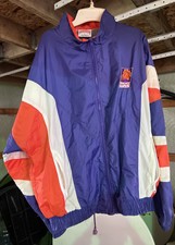 Nutmeg Phoenix Suns Hooded Jacket Coat Retro Purple Og Size XL Rare Vintage Nba