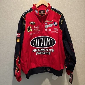 NWT Nascar Jacket M 2XL Jeff Gordon #24 Chase Authentics Dupont Racing Flame 🔥 - Picture 1 of 5