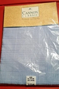 Tovaglia Cannon Classic blu polvere 52" x 72" oblunga nuova - Foto 1 di 6