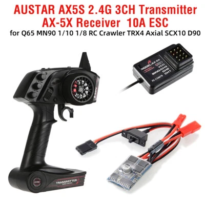 AUSTAR 2.4Ghz 6CH 4CH 3CH Transmitter With Receiver Kit AFHDS For RC Car Boat US - Image 1 of 4