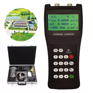 Portable Ultrasonic Liquid Flowmeter Pipeline Flow Meter TDS-100H DN50-700 - Picture 1 of 13