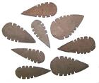 12 Pieces Serrated Hickoryite Stone Large 2 To 3 Inch Arrowheads Wholesale Rock