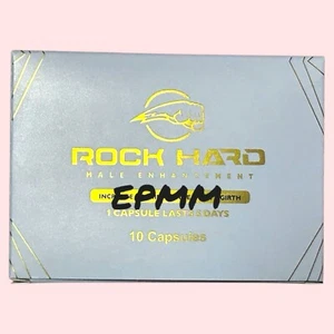 Rock Hard Fast Acting Male Performance Enhancement 10 Pills - Picture 1 of 3