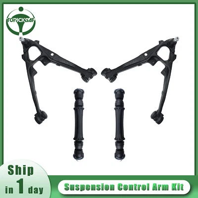 4Pcs For 2007 -2015 CADILLAC ESCALADE Front Control Arm with Ball Joint Sway Bar - Изображение 1 из 4