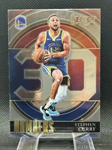 2021-22 Panini Select Numbers Stephen Curry #5 Golden State Warriors - Picture 1 of 4