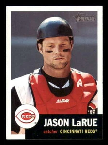 2002 Topps Heritage #376 Jason LaRue (SP/Short Print) Reds z - Picture 1 of 2