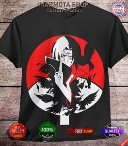 Camiseta Itachi Uchiha Naruto Shippuden Sasuke Anime Unisex Camiseta Todas las Tallas - Imagen 1 de 18