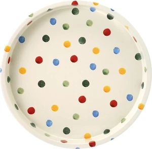 Emma Bridgewater Brand New Polka Dots Round Tin Tray - Full Range Stocked - Picture 1 of 1