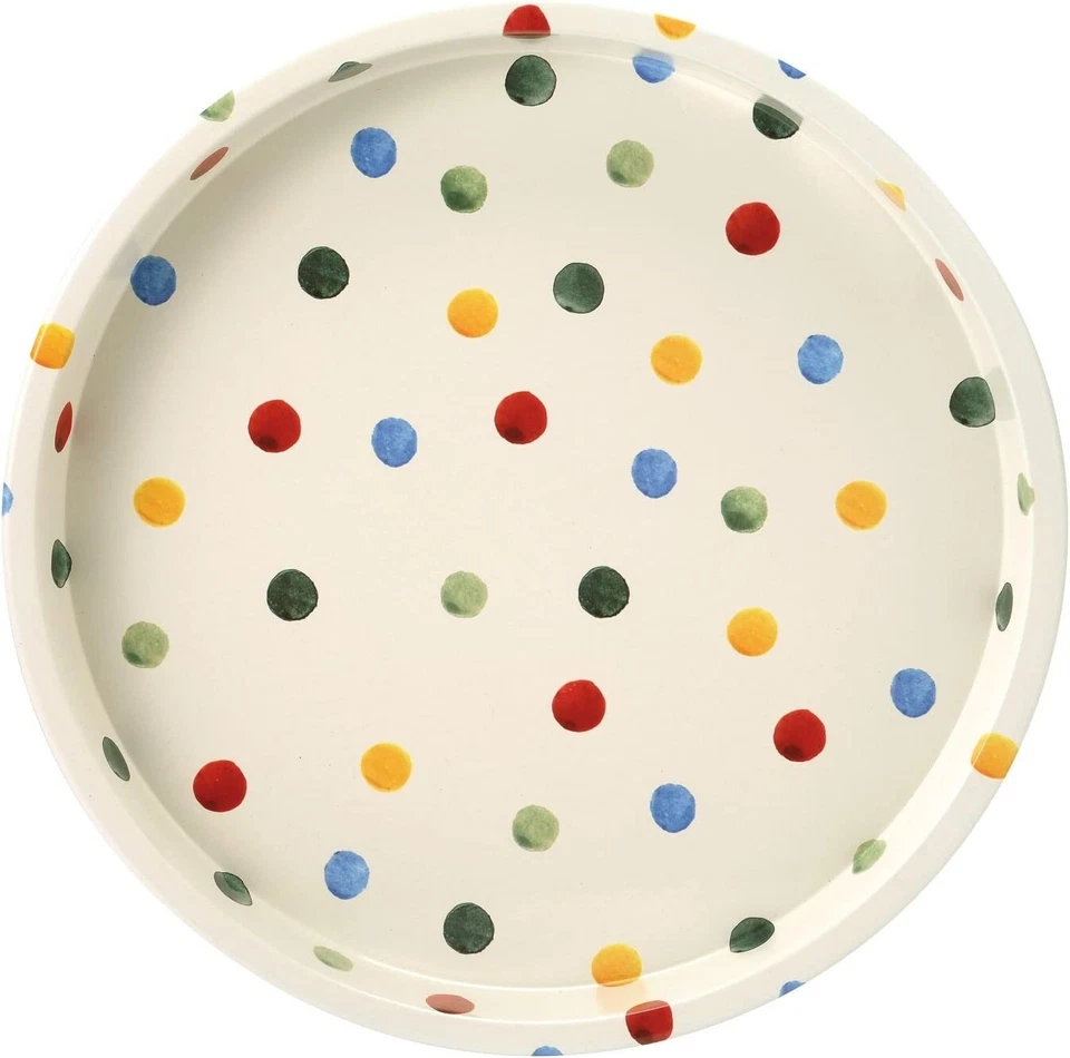 Emma Bridgewater Brand New Polka Dots Round Tin Tray - Full Range Stocked - Image 1 of 1