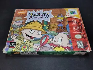 Rugrats: Scavenger Hunt THQ Nintendo 64 N64 OTTIME + condizioni COMPLETO n scatola! - Foto 1 di 8