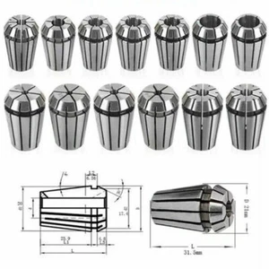 13PCS ER20 Spring Collet Set For CNC Milling Lathe Tool Engraving Machine BU - Picture 1 of 5