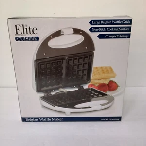 Elite Cuisine Maxi-Matic EWM9008K Cialda Elettrica Belga, Bianco Antiaderente - Foto 1 di 6
