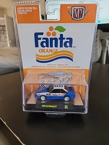 M2 Machines Coca-Cola Release A07 1988 Ford Mustang GT Fanta Orange - Picture 1 of 6