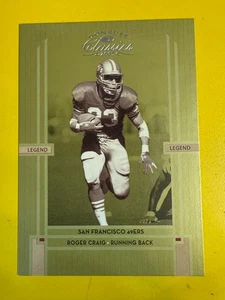 67951 2005 Donruss Classics #147 Roger Craig 49ers #937/1000 - Picture 1 of 3