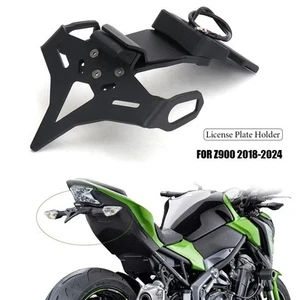 Rear Tail Eliminator License Plate Holder Bracket For KAWASAKI Z900 2018-2024 - Picture 1 of 10