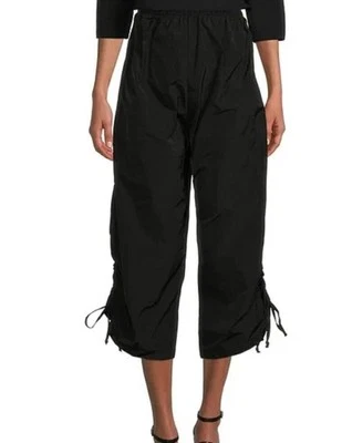 Pantalón Bryn Walker Side Acanalado Negro Estilo 'Paracaídas' Para Mujer Talla XXL NUEVO Foto 1 de 4