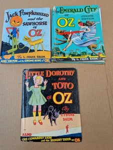 Lot of Three Books Oz L. Frank Baum 1939 Illustrated - Imagen 1 de 13