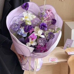 10pcs Romantic Flower Packaging Paper Wedding Birthday Party - Picture 1 of 7