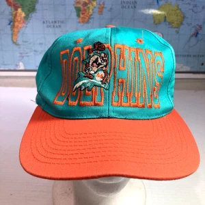 De colección 1993 Miami Dolphins Sombrero Looney Tunes Taz Snap Back NFL - Imagen 1 de 8