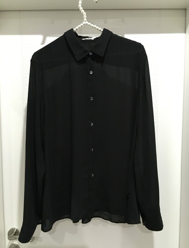 Camicia ACNE Studios in poliestere nero taglia 40 M