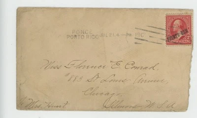 Mr Fancy 取消西班牙美国战争庞塞波尔图黎各芝加哥伊尔 1900 Cvr #3541 — 第 1/2 张图片