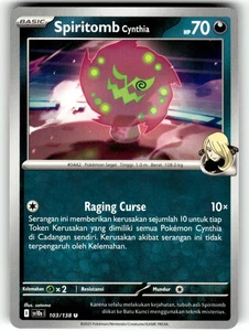Pokemon Presence of Champions Card 103/138 Cynthia's Spiritomb - Picture 1 of 4