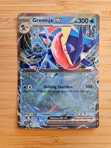 Carte Pokemon Greninja ex 041/142 (SCR) Couronne Stellaire NM Double Rare - Photo 1/2