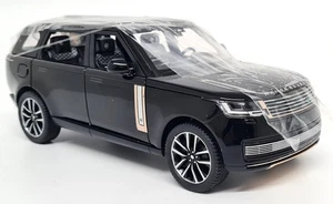 QY Toys 1/24 - Range Rover SV 2022 Black Diecast Scale Model Car - Picture 1 of 7