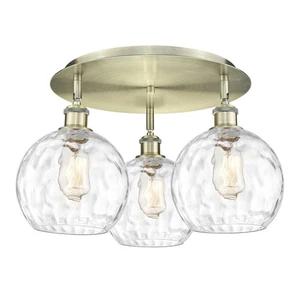 Innovations Lighting 516-3C-11-20 Athens Water Glass Flush Athens - Antique - Picture 1 of 12