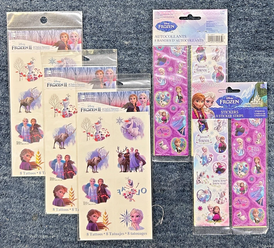 Juegos de pegatinas y tatuajes Disney Frozen - Nuevo precintado Foto 1 de 1