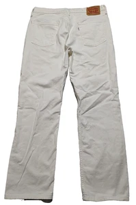 Levis 514 weiße Stretch Denim Jeans - Herren 34x30 - Bild 1 von 21
