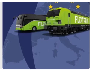 1 x Freifahrt Gutschein FlixBus FlixTrain,  gültig für Deutschland und Europa - Bild 1 von 1