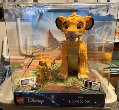 LEGO Disney Lion King Store Display Case 43247 43243 Young Simba Lighted LED - Image 1 of 4